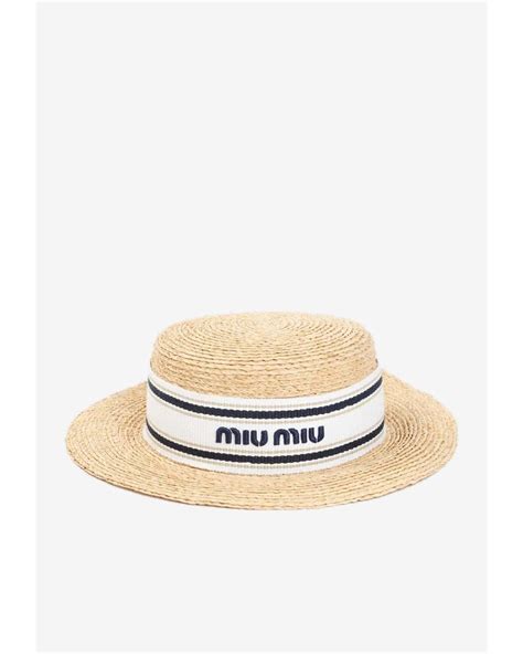 miu miu boater hat|miu michael's hat.